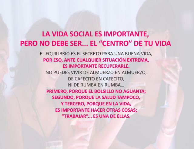 La vida social es importante, pero no debe ser...El 